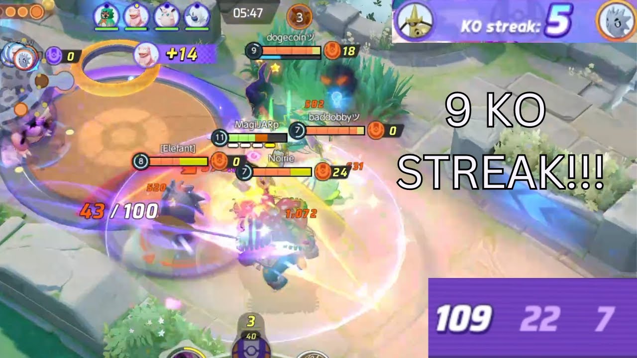 THIS WAS THE CRAZIEST SWORD GAME I'VE EVER HAD! 9 KO STREAK AND 20 KOS TOTAL | Pokemon Unite Soloq