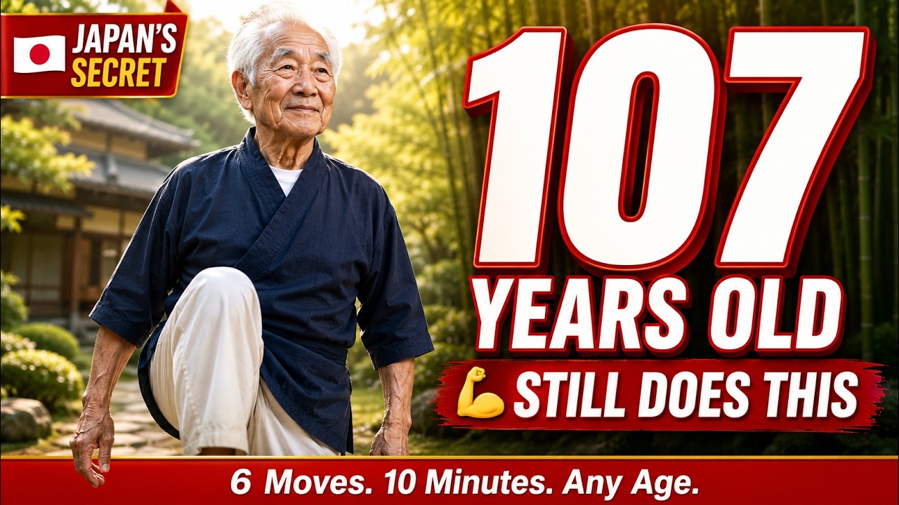 6 Japanese Leg Exercises for Over 70 (Includes 107-Year-Old's Secret)