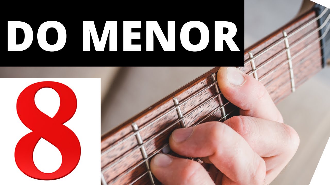 Como tocar acorde de { Do Menor } Con guitarra { serie de 40 acordes