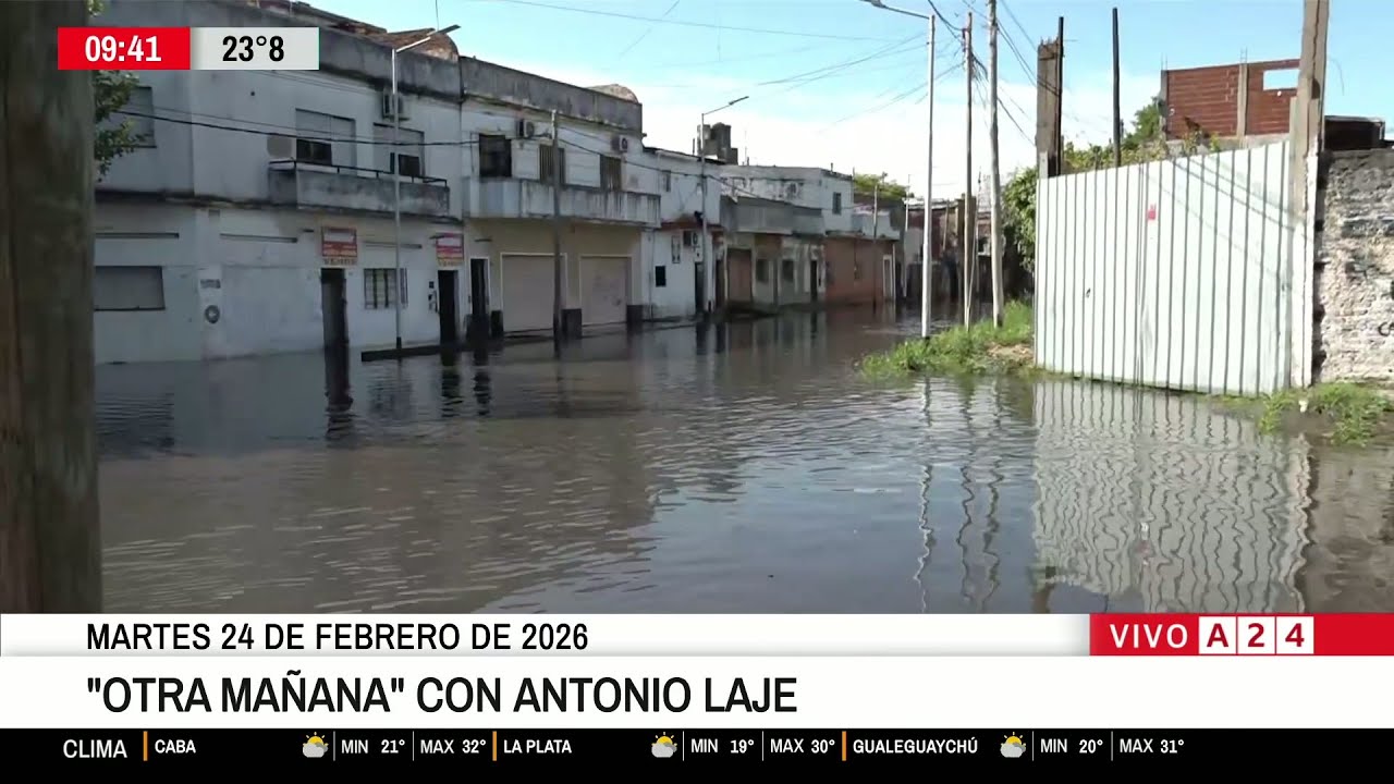 ⛈ CALLES INUNDADAS POR LAS LLUVIAS EN EL AMBA: VARIAS LOCALIDADES AFECTADAS