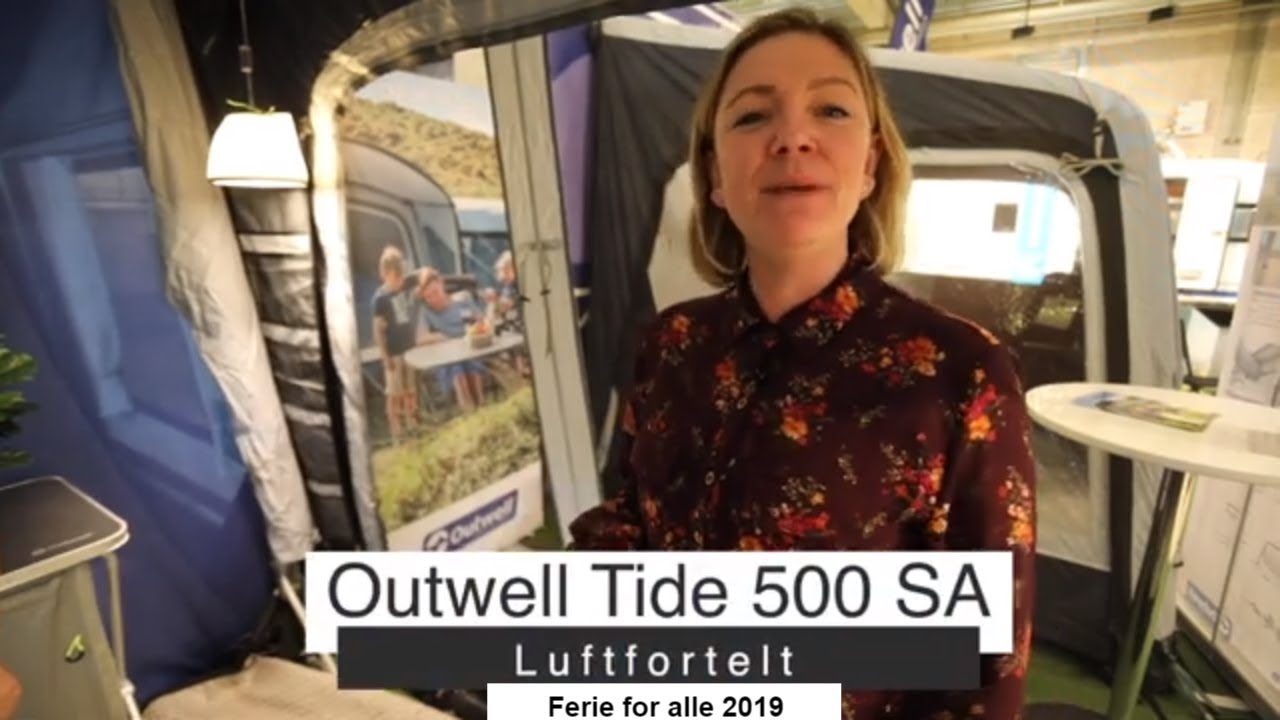 Luftfortelt til campingvogn - Outwell Tide 500SA på Ferie for alle - Campingferie
