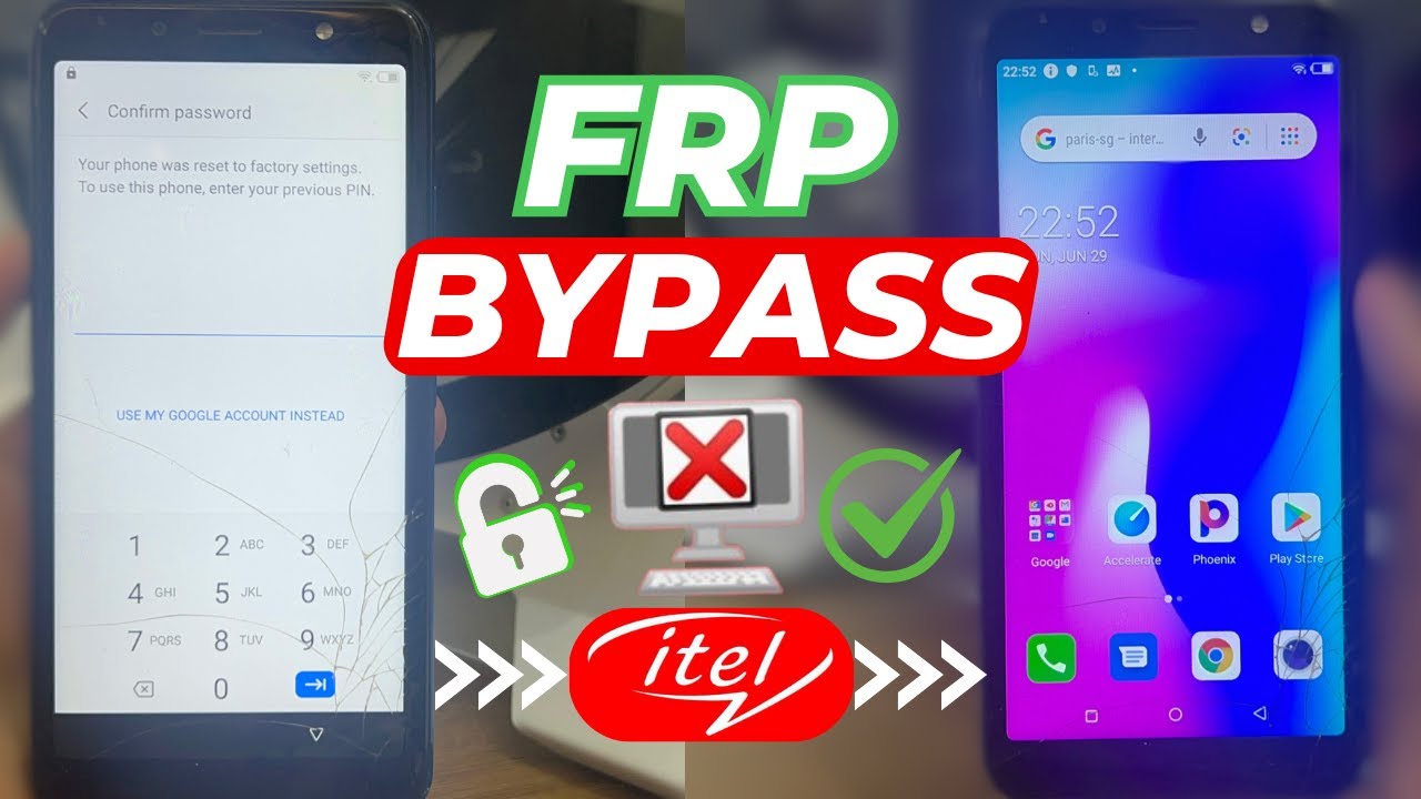 Google FRP Bypass itel A36/P36 A37/P37 Without Pc