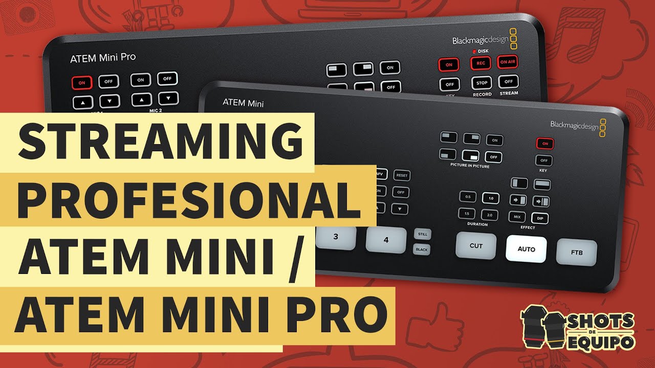 Streaming Profesional: Atem Mini y Mini Pro
