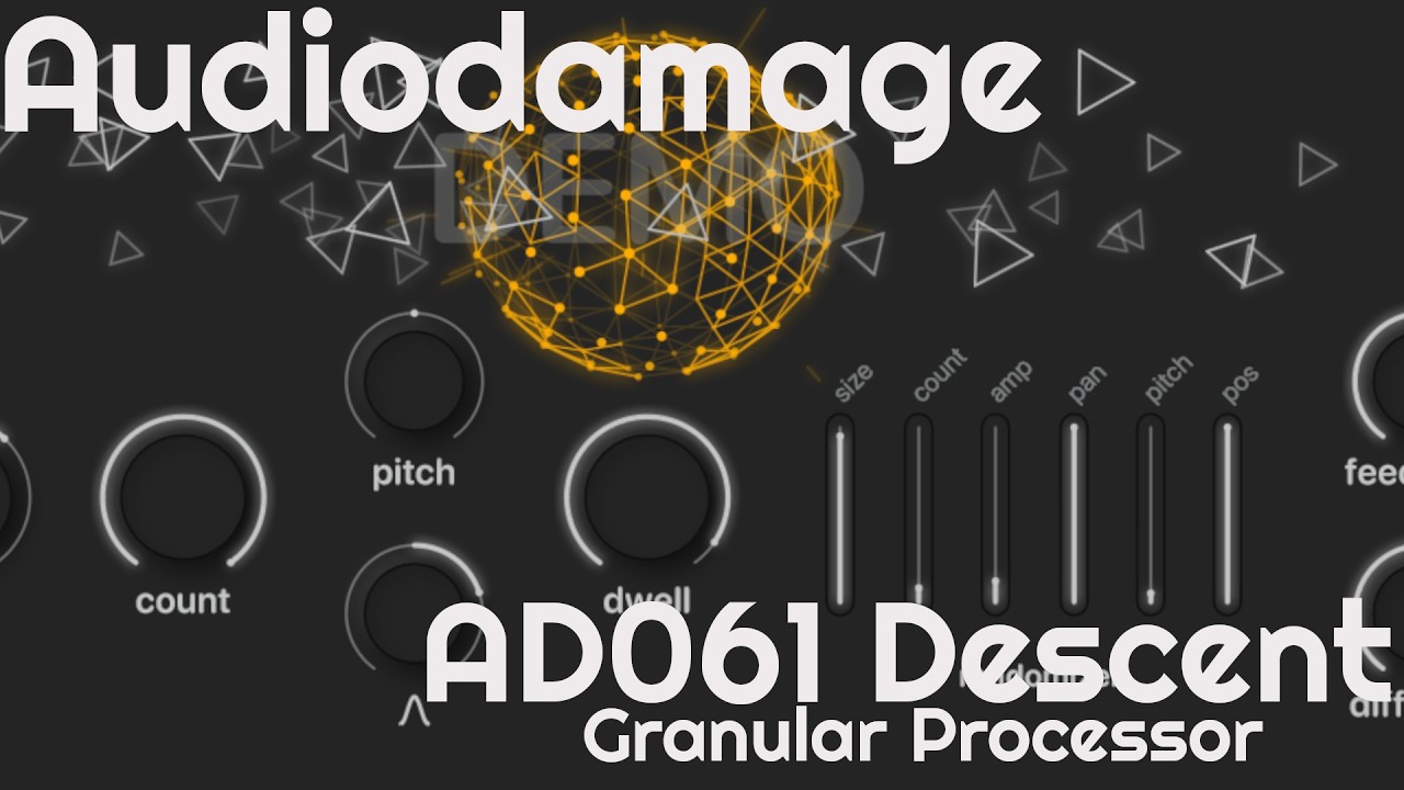 AD061 Descent Real Time Granular Processor by Audiodamage (No Talking)