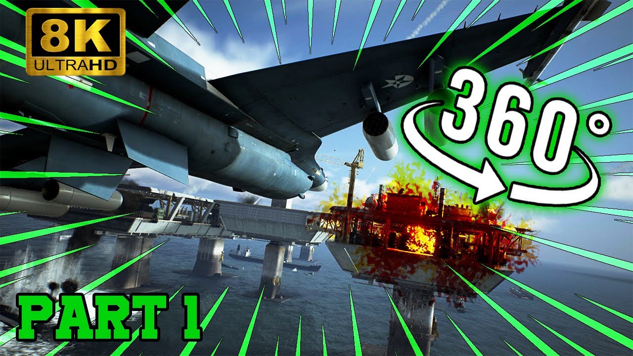 Ace combat  vr 360 videos virtual reality part 1