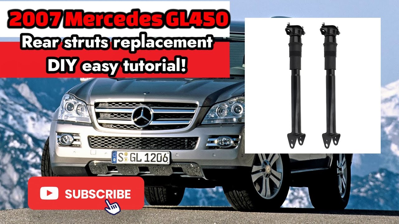 How to remove and install new rear shocks/struts on a 2007 Mercedes-Benz GL450.