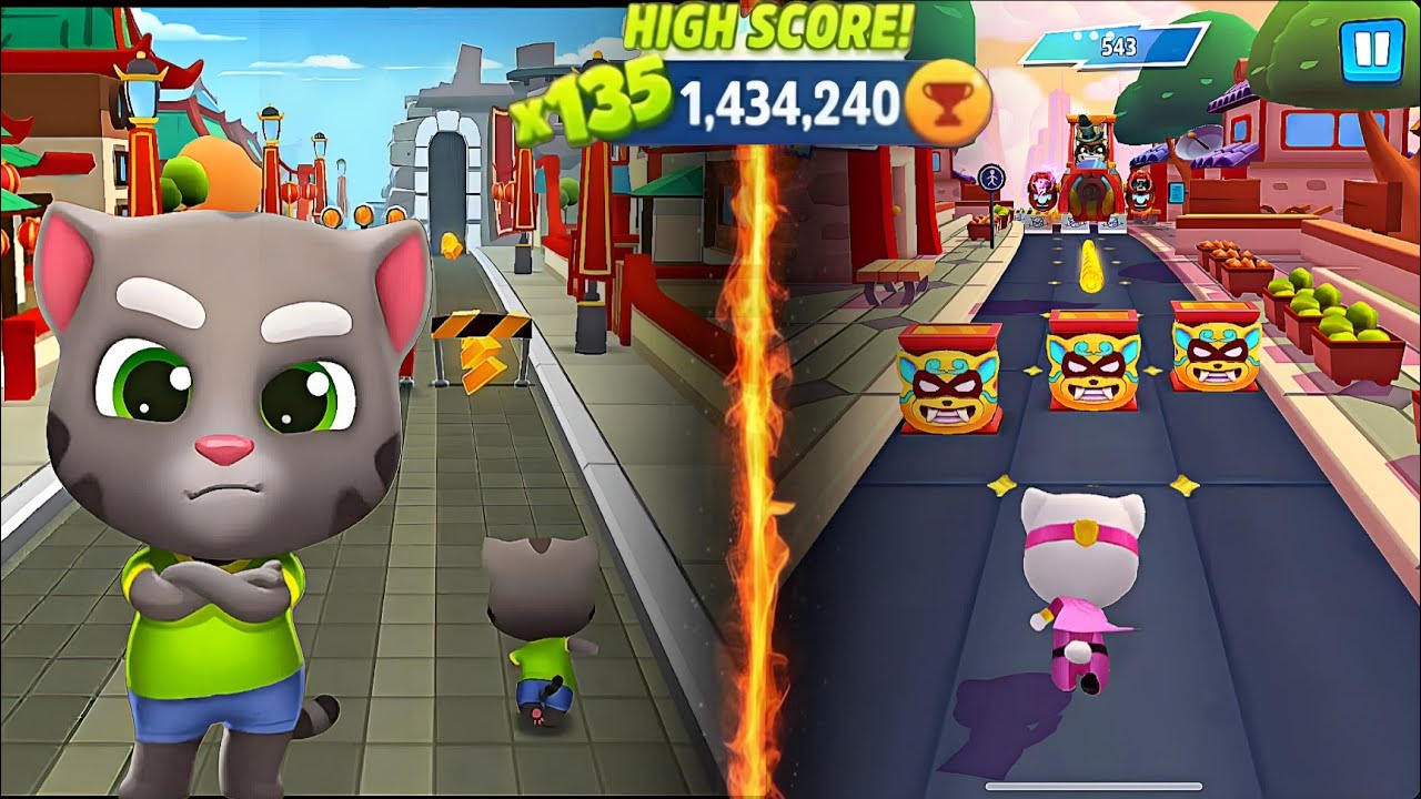 Can We Hit 1 Million? Talking Tom Gold Run & Hero Dash High Score!