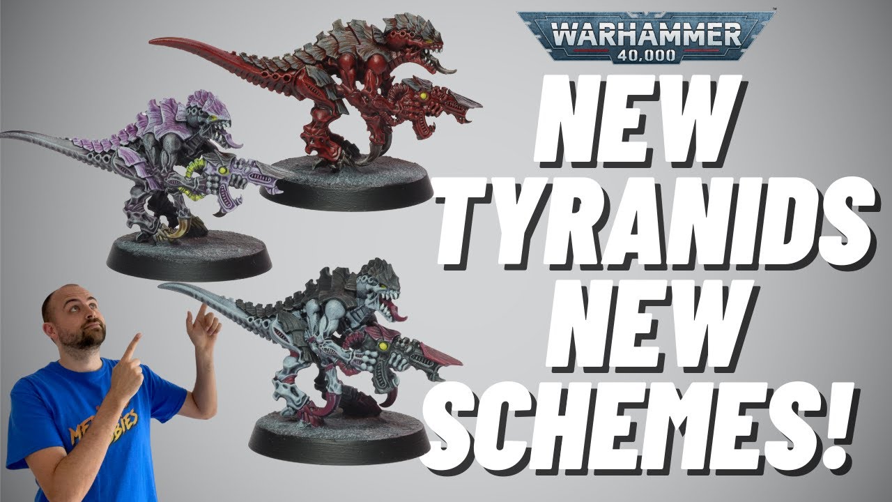 How to Speed Paint the 3 new Tyranid Hive Fleet schemes for #new40k! Simple and Fast!