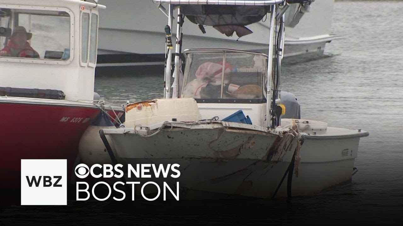 Three fishermen sent to hospital after boat crashes into remains of bridge in Boston Harbor