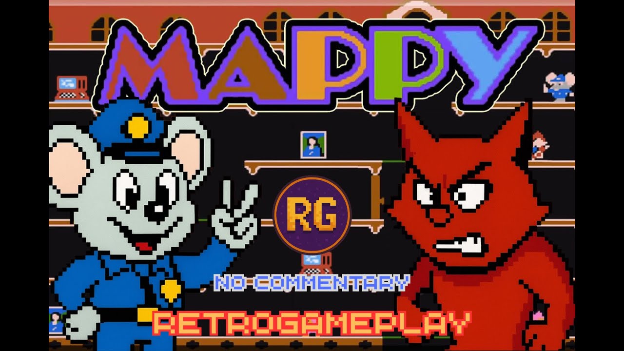 Mappy - Gameplay no commentary #mappy  #nes  #retrogaming #8bit #gamer #games #youtubeshorts #retro