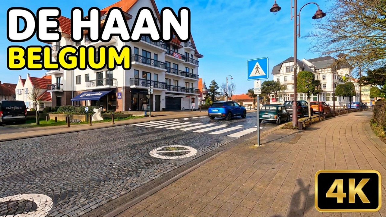 De Haan 🇧🇪 A Serene North Sea Escape | Late February 4K Pure Footage