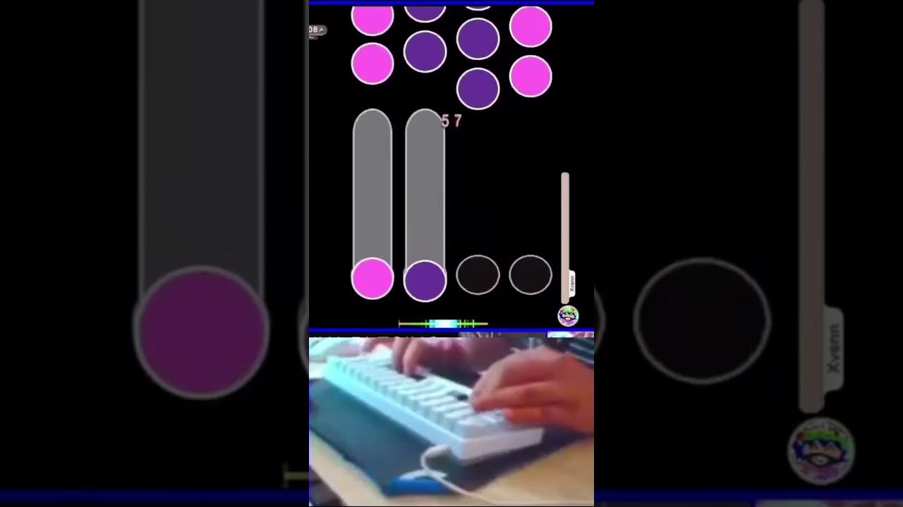 My Best VIBRO SECTION !!!! 50+ KPS -  osu!mania SIllyFangirl #osugamer # fnf #osulive #funkyfriday