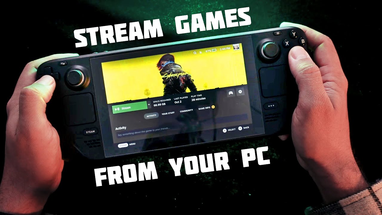 Steam Deck - How To Stream Games From Your PC