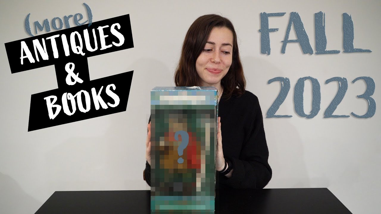 ANTIQUES & Books Haul | Victorian brooch, uranium glass & more