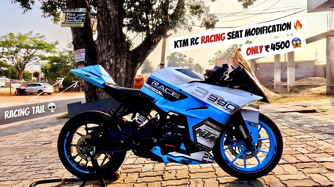 Ktm Rc Racing Seat Modification 🔥Only ₹4500 😱|| Full Review
