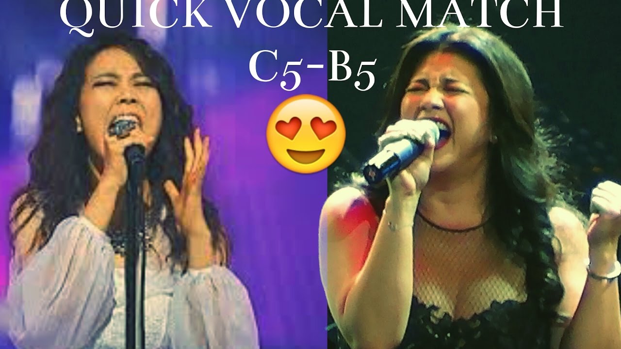 Kim Sohyang and Regine Velasquez | Quick Vocal Range MATCH | C5-B5 HIGH NOTES
