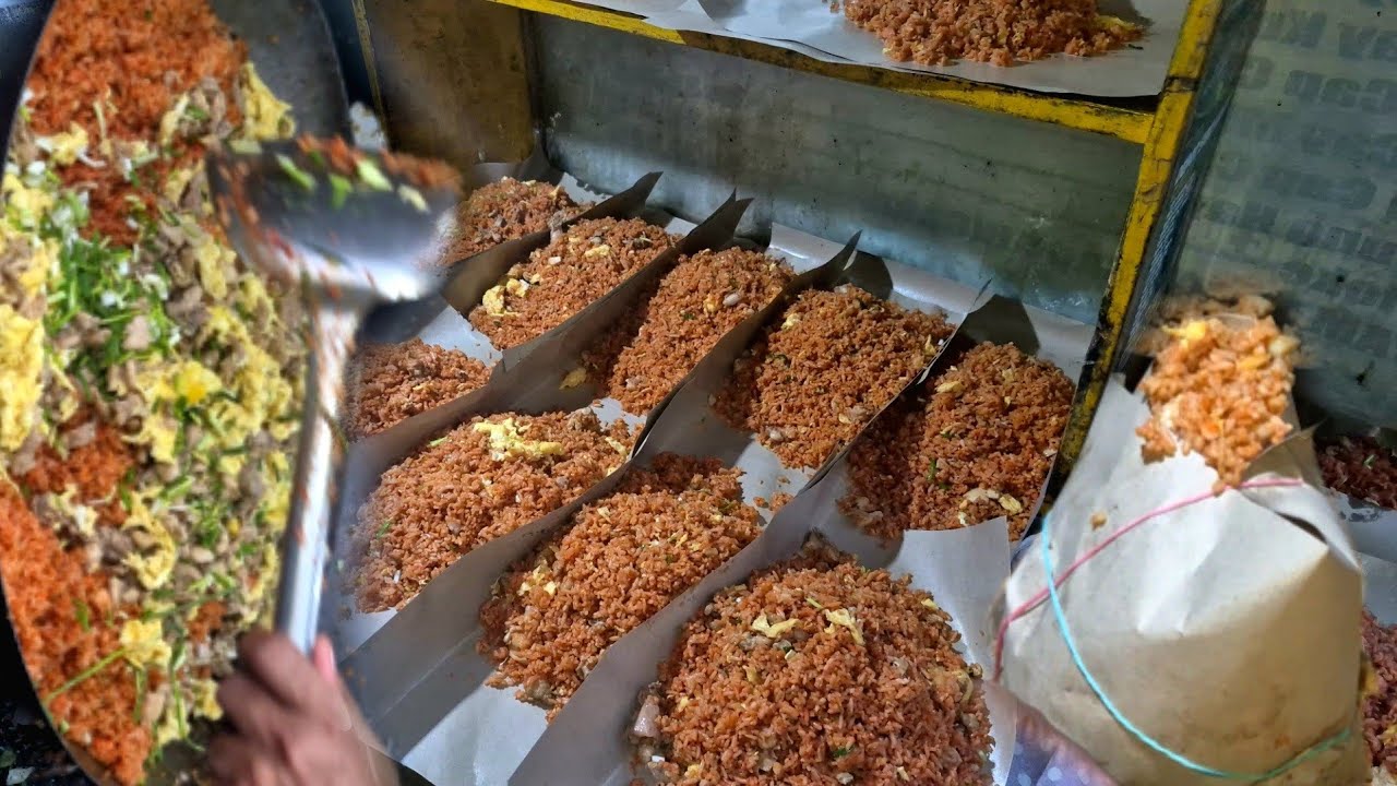 NASI GORENG PORSI NGAMOK!!MEMBUATNYA BRUTAL SEKALI!!1 PORSi BUAT 3 ORANG