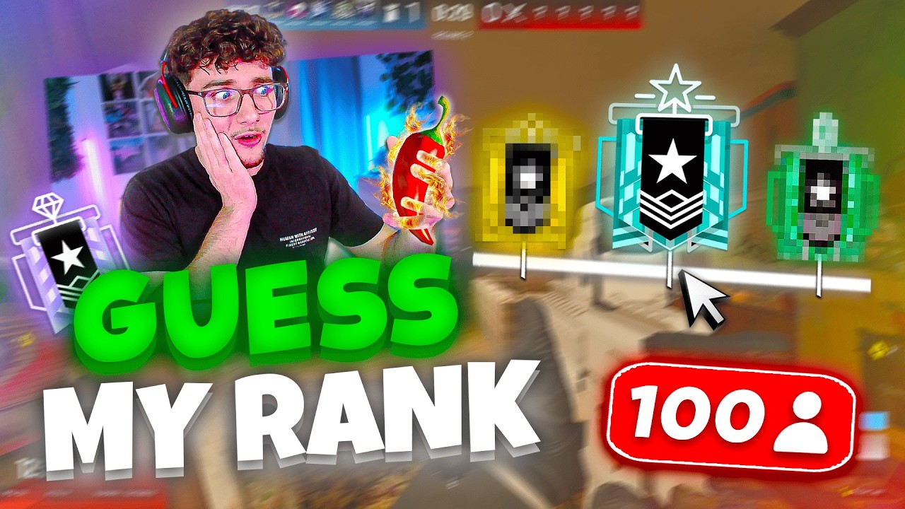 GUESS MY RANK de VOS CLIPS R6 en LIVE avec DES PIMENTS - Best Of Twitch #10