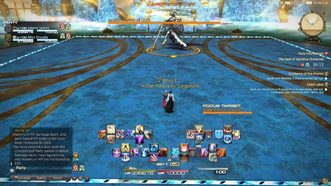 Seat of Sacrifice (Extreme) 2 man clear (Dawntrail 7.1) RDM POV