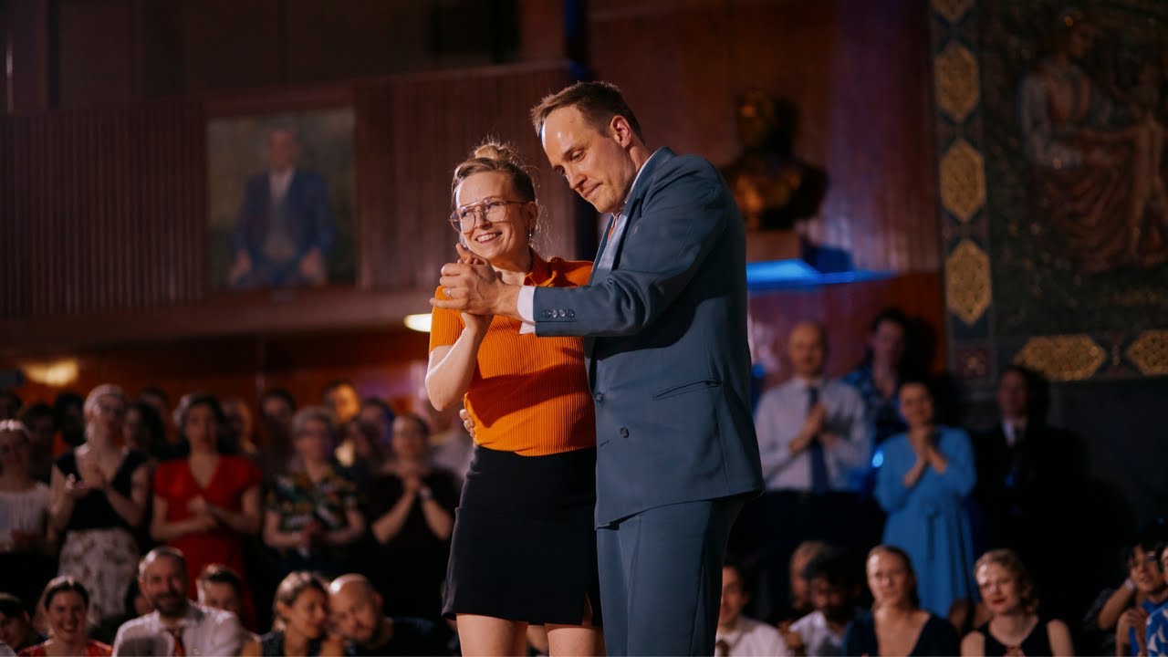 Winter Jump 2023 - Frida & Skye, to the trombone of Kristoffer Kompen