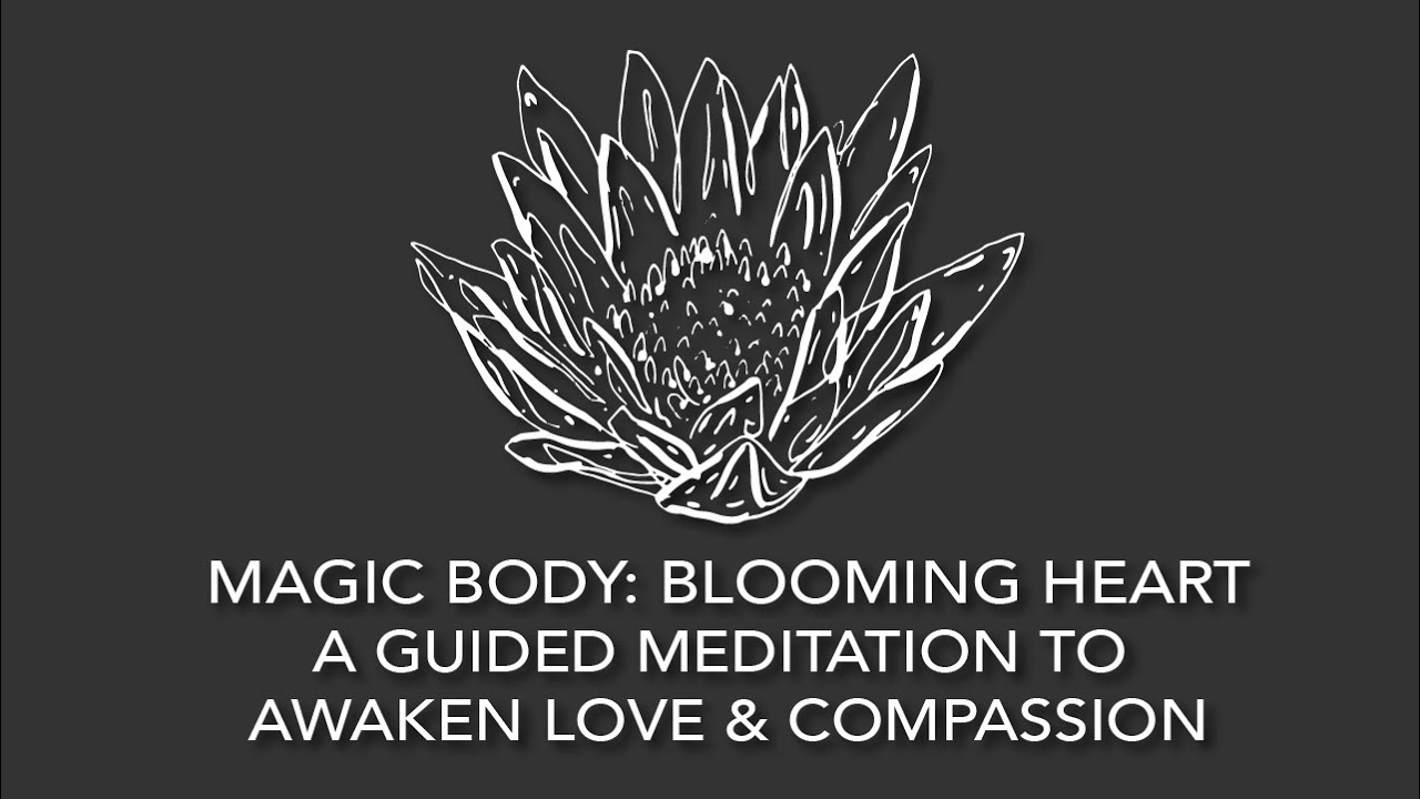 Magic Body: Blooming Heart | 15 Minute Guided Meditation with Ambient Music & Lotus Animation
