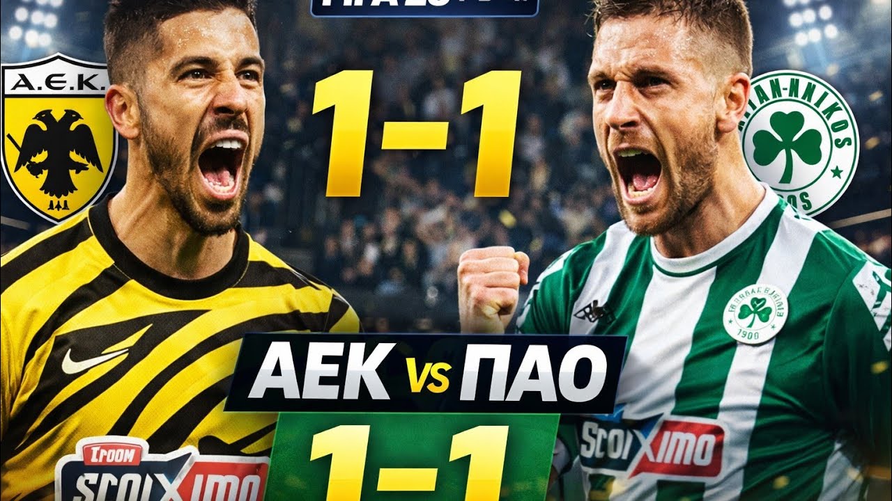 FIFA 25 PS4 Gameplay | AEK vs PAO | THE  ATHENS' DERBY| No Commentary