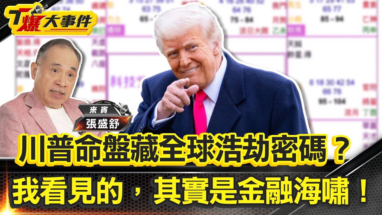 川普命盤藏全球浩劫密碼？「我所看見的未來」其實是金融海嘯！WW3已開打？川普重演毛澤東大躍進？川普是中國再次偉大貴人！美國成全世界最大賣台集團【#T爆大事件】EP4 #川普#命盤 20250422