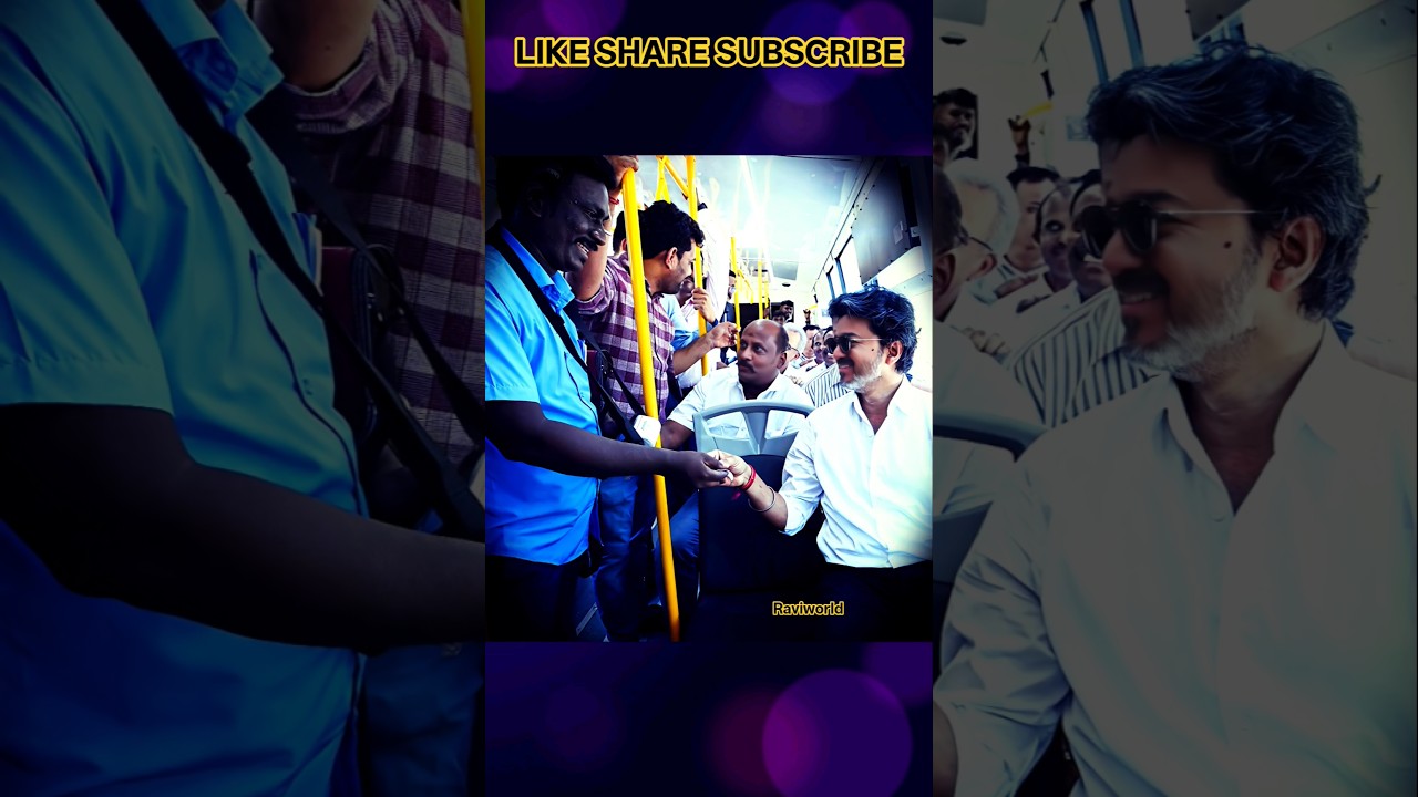 Cm Vijay Unexpected Govt Bus Travel Sudden Inspection |300 New Buslaunch Event #tvk #shorts #tvk