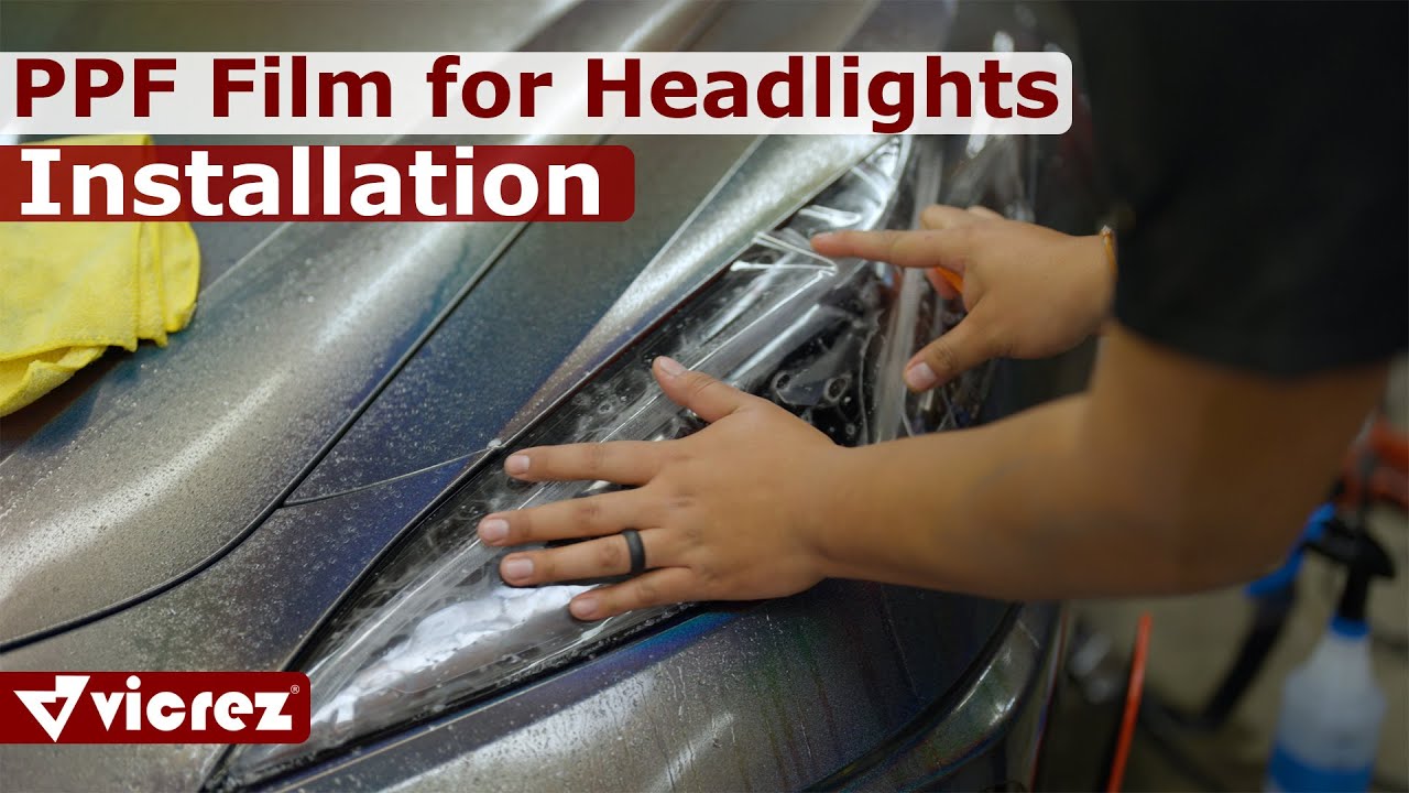How to Install Vicrez PPF Protective Film for Headlights vpp238 | Corvette C8 Coupe 2020-2023