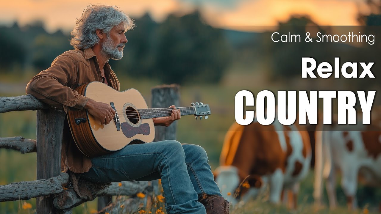 【Country Relax 30】Drift Away with Soft Country Guitar in a Field of Dreams