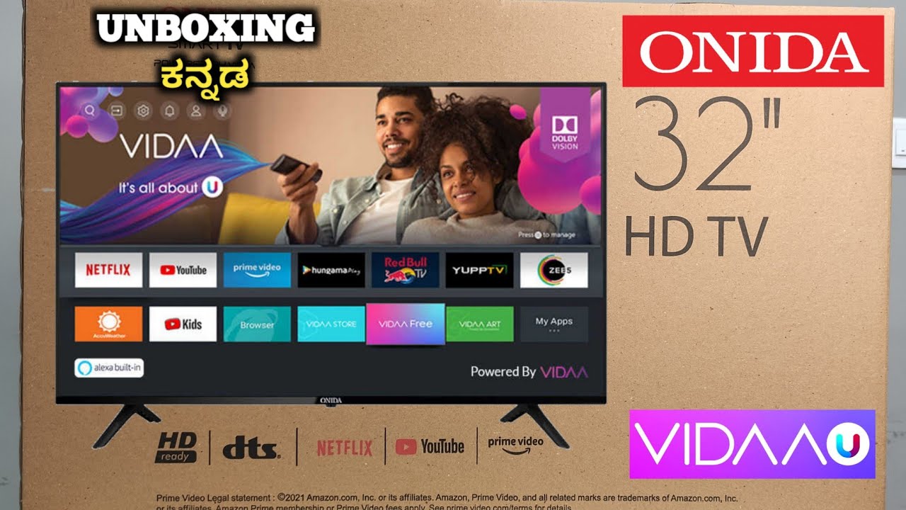 Onida 32IV Vidaa OS TV Unboxing in Kannada | 2022