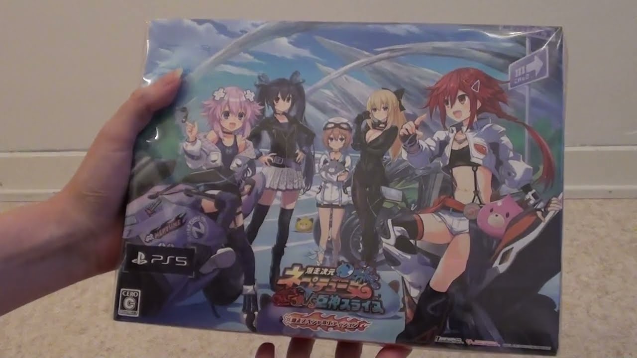 Neptunia Riders VS Dogoos - Special Edition unboxing - ASMR