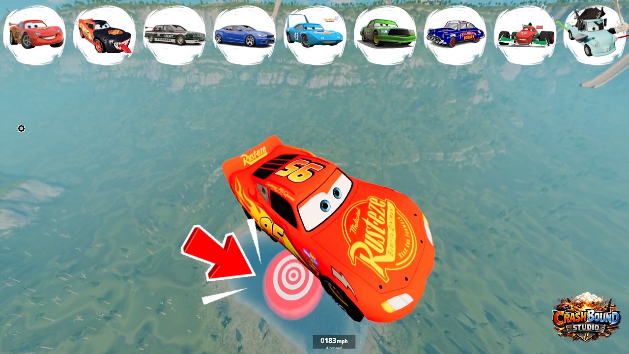 MEGA RAMP High Speed Crashes | BeamNG Drive Realistic Physics