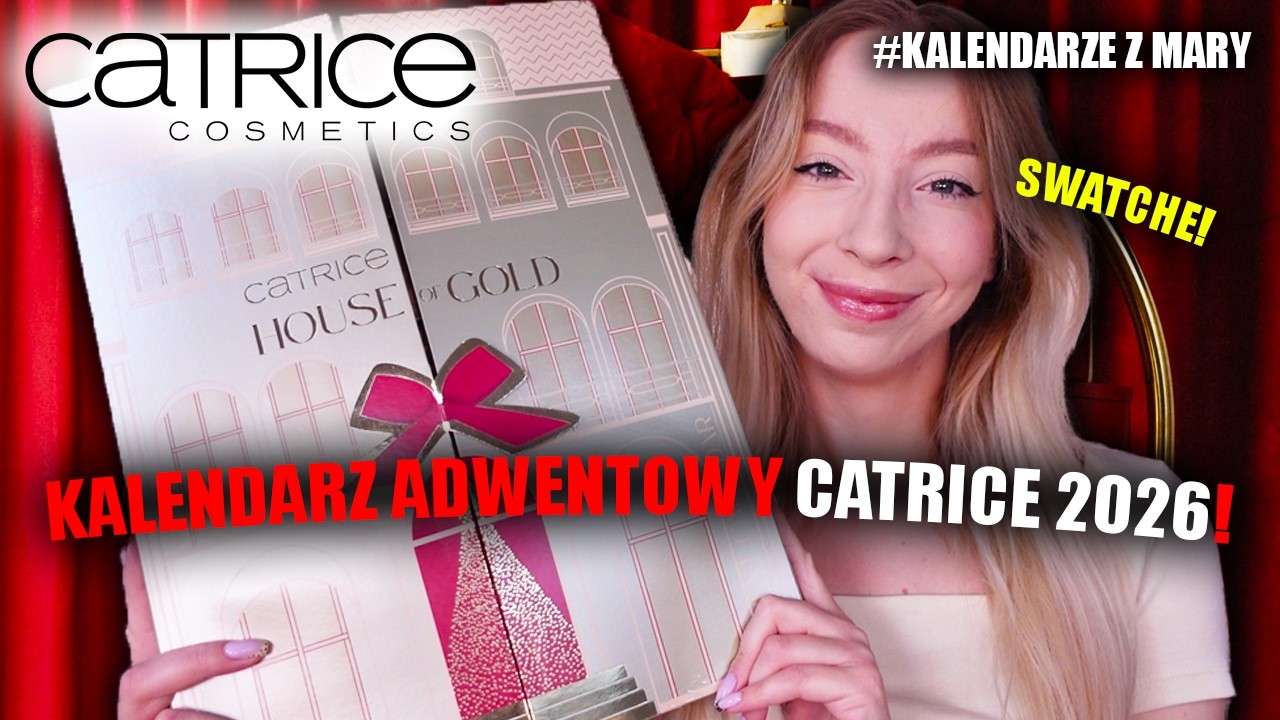CATRICE KALENDARZ ADWENTOWY 2026 HOUSE OF GOLD UNBOXING | SWATCHE | CENY