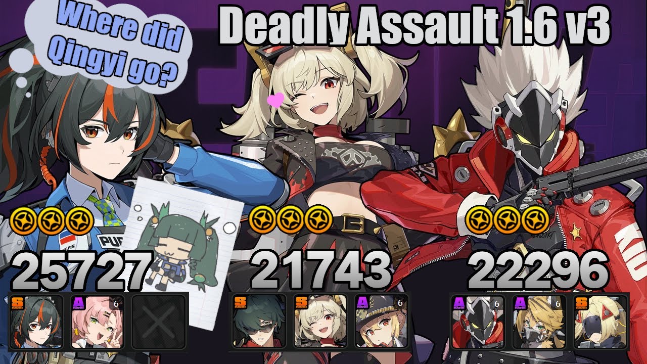 Deadly Assault - 9 Star Clear ft. Crit Burnice and Aftershock Billy | ZZZ
