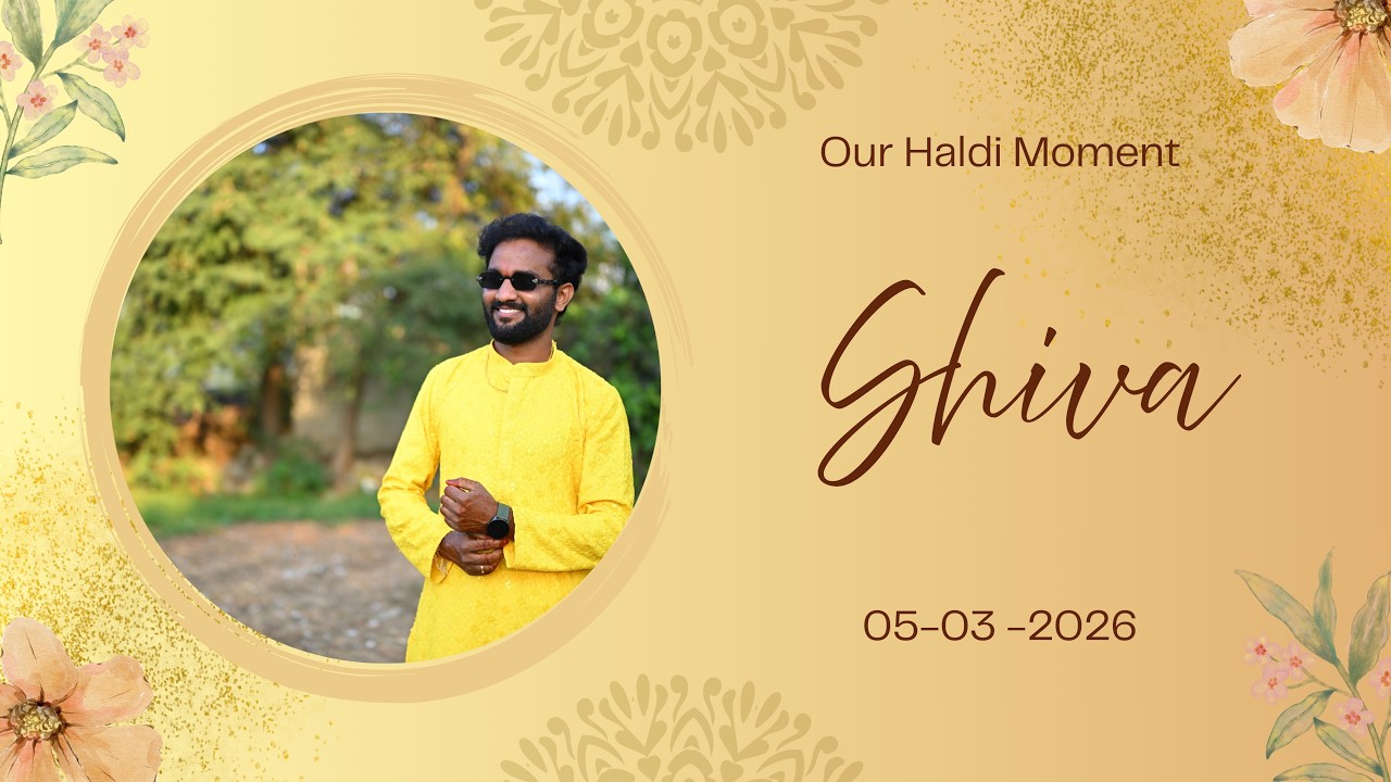 Groom Haldi Cinematic Highlights Video 4K || Vamshi || @hariharaphotography
