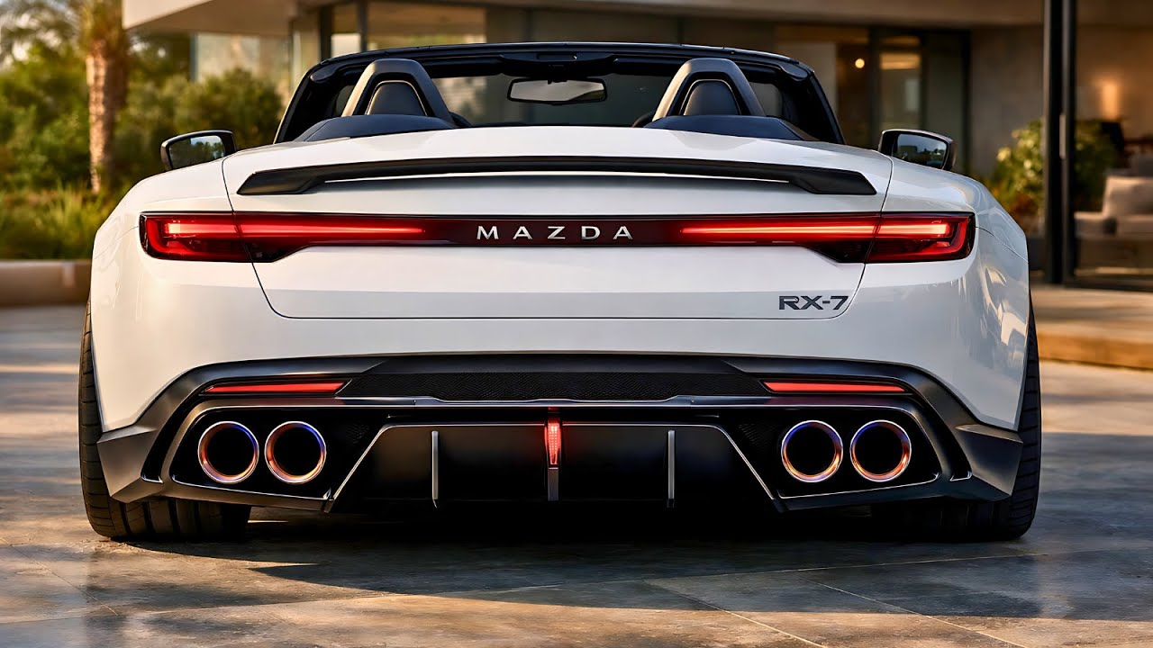 Первый взгляд на Mazda RX-7 2026 года &mdash; наконец-то вернулся легендарный роторный двигатель?