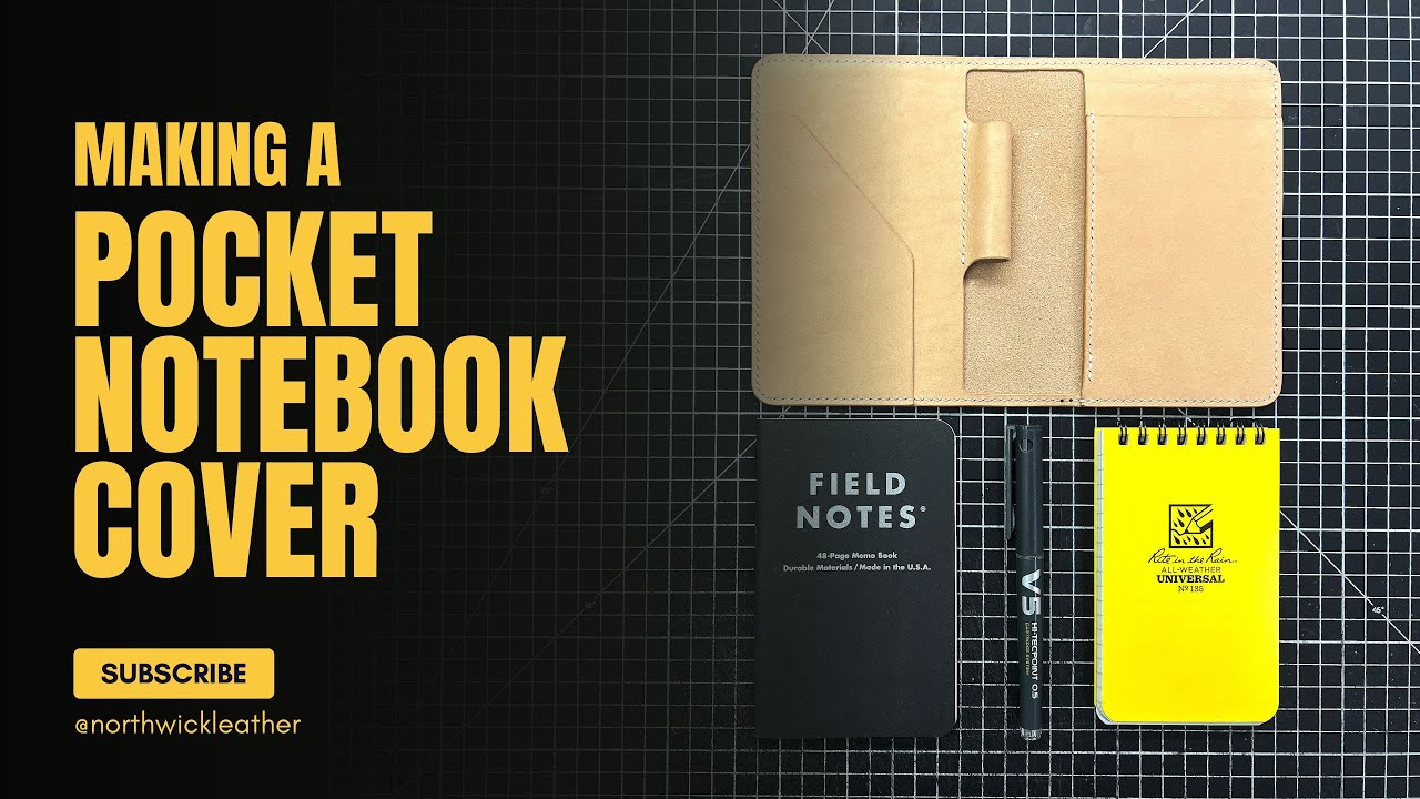 How I Make Pocket Notebook Covers from Genuine Leather