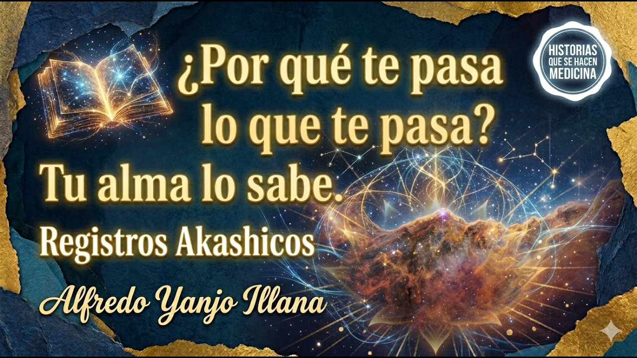 ¿Por qué  te pasa lo que  te pasa? Tu alma lo sabe. Registros Akashicos con Alfredro Yanjo Illana.