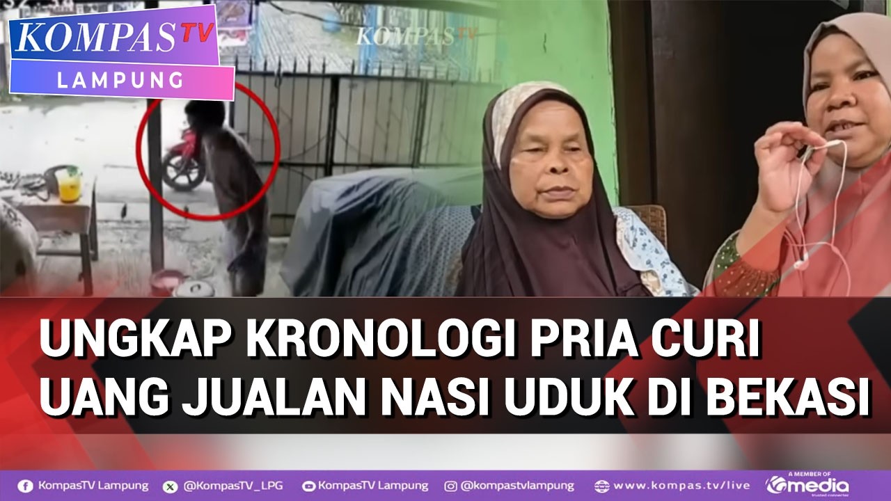 Nenek Atnah Ungkap Kronologi Pria Curi Uang Jualan Nasi Uduk di Bekasi