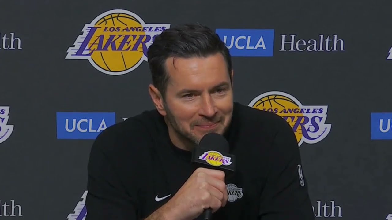 JJ Redick PostGame Interview | Atlanta Hawks vs Los Angeles Lakers