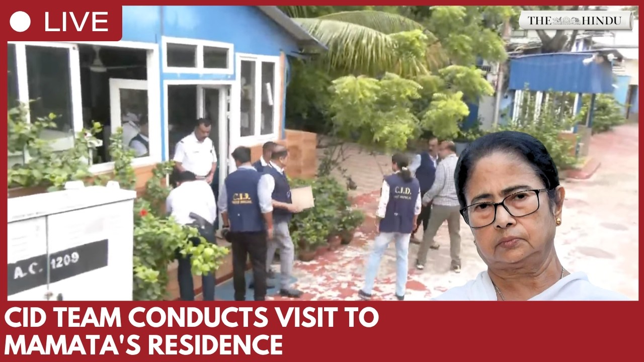 CID officials visit Mamata Banerjee's residence in Kolkata