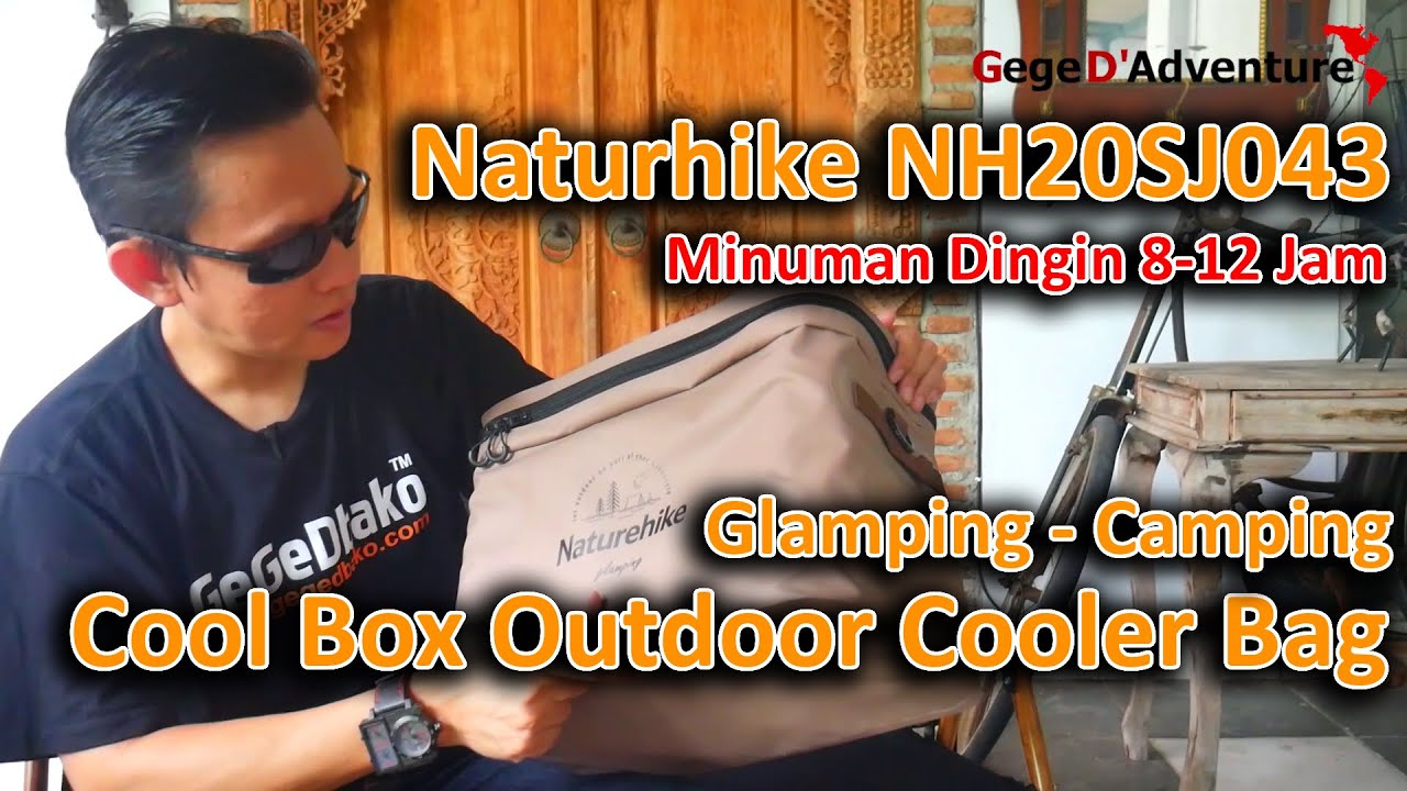 Riview Tas Penyimanan Makan Minum Camping Glamping -- Cool Outdoor Cooler Bag Naturehike NH20SJ043