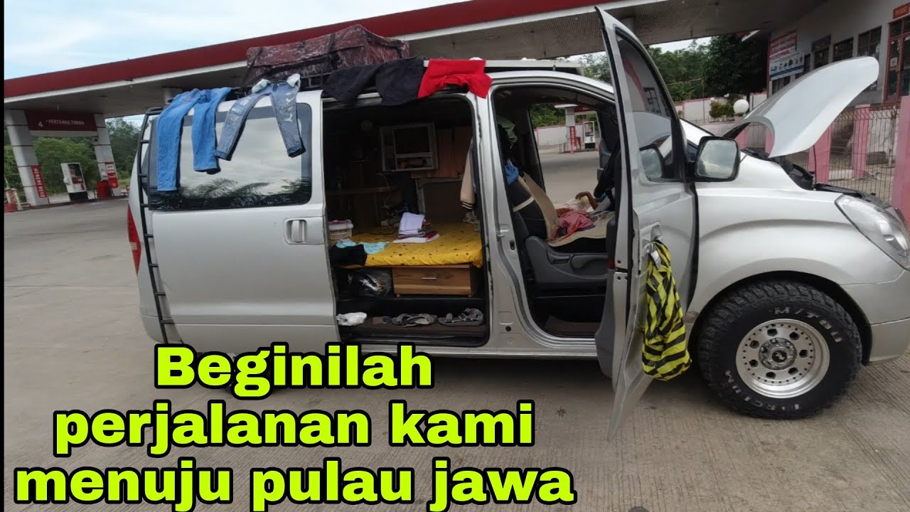 kehujanan di perjalanan jauh bawa campervan...