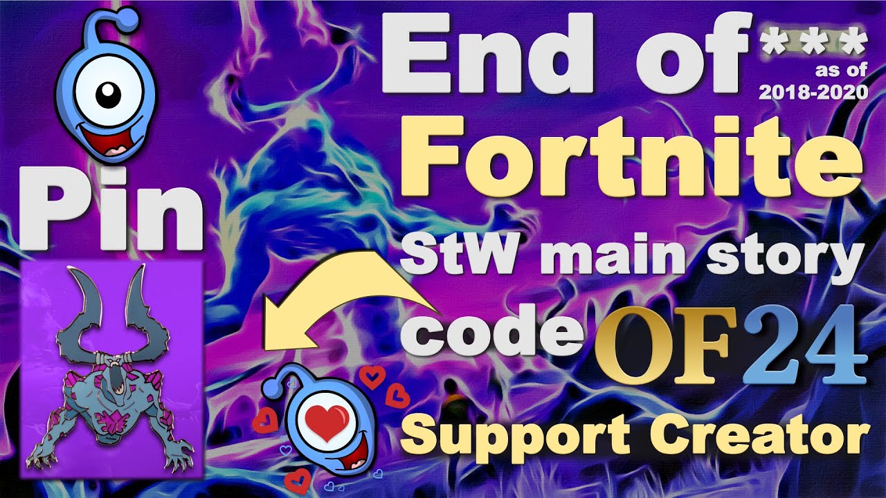 End of Fortnite story line for Save the World main quests gave StW Storm King pin