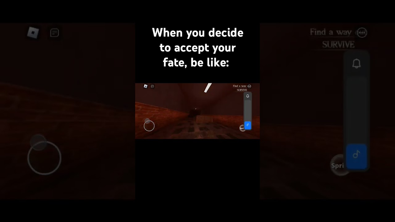 When you decide to accept your fate, be like: 