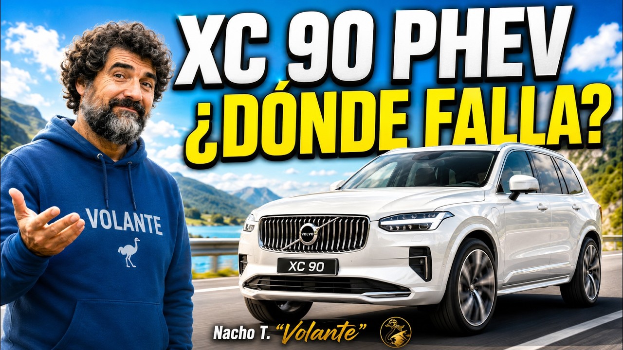 Volvo XC90 T8: dónde falla de verdad, pantalla, tercera fila y paso por curva