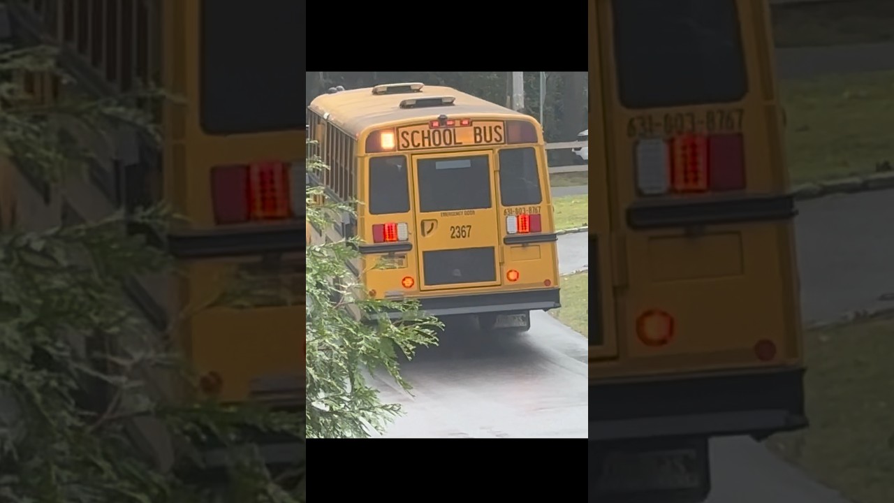 First Student 2019 Thomas C2 School Bus 2367 Passing By with the amazing Cummins B6.7 engine #shorts