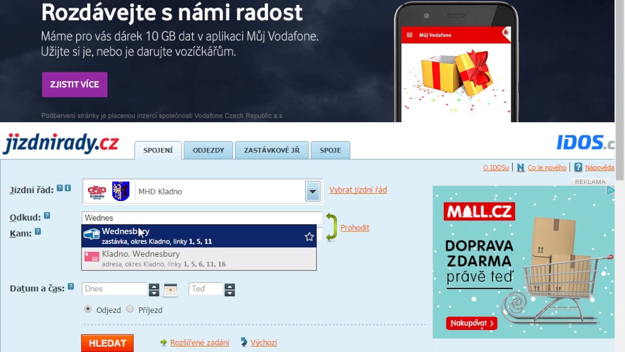 N&aacute;vod jak použ&iacute;vat Idos.cz