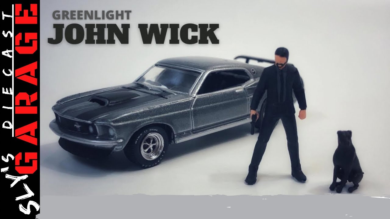 Greenlight 1/64 John Wick 1969 Ford Mustang BOSS 429 | GL Hollywood